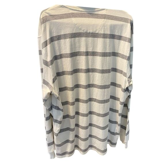 Men's Chaps Gray & White Quarter Zip Pullover Size XXL - Picture 3 of 8